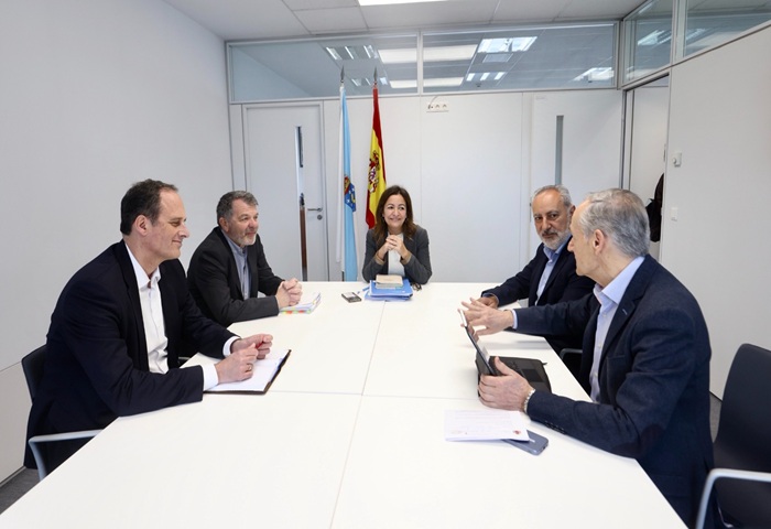 Suárez Costa participa en el encuentro con la conselleira do Mar para tratar el proyecto del dragado del Lérez