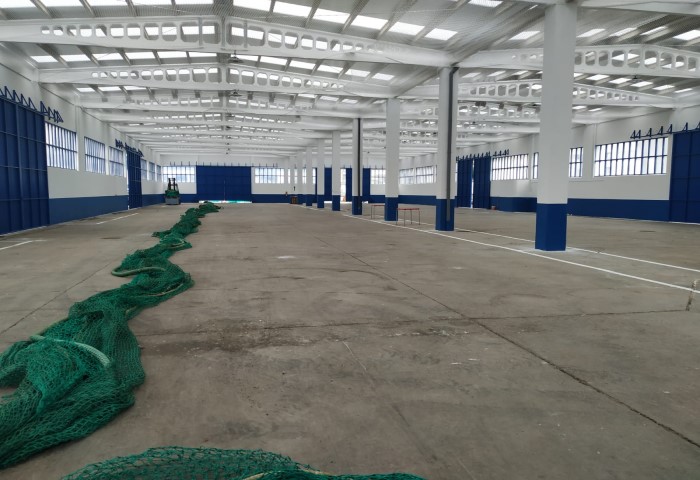 La Autoridad Portuaria pone en servicio el tendedero de redes cubierto tras su remodelación