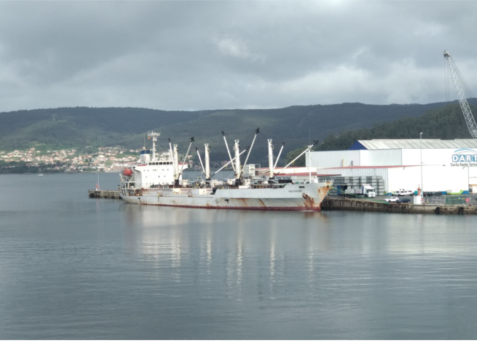 Comeza a campaña de descaga de peixe conxelado de Malvinas
