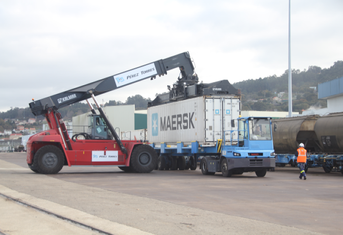 Maersk introduce un novo servizo ferroviario de carga entre Algeciras e o Porto de Marín